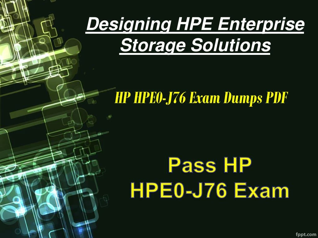 designing hpe enterprise storage solutions