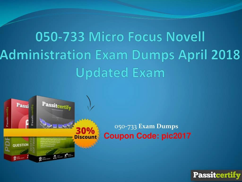 050 733 micro focus novell administration exam dumps april 2018 updated exam