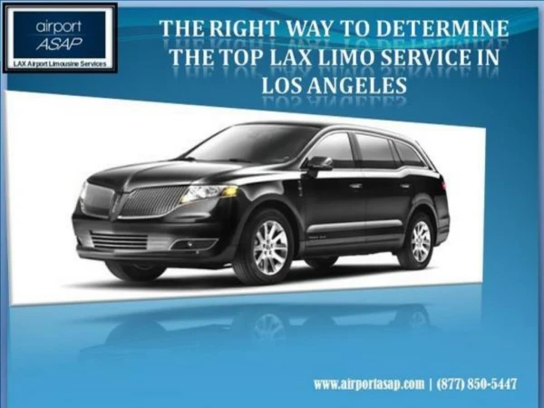 Lax Limo Service Los Angeles | Airport ASAP
