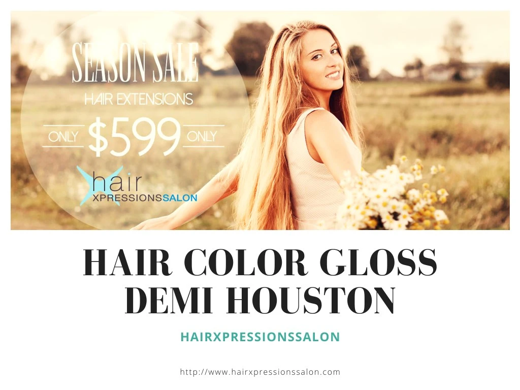 hair color gloss demi houston