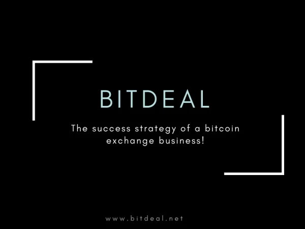 Best Bitcoin Exchange Script | Bitdeal