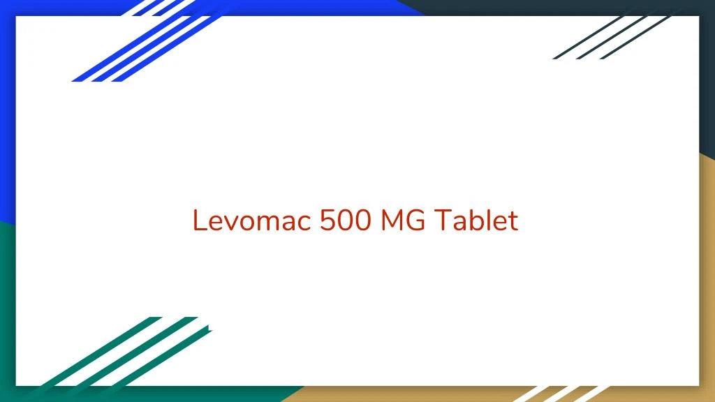 levomac 500 mg tablet