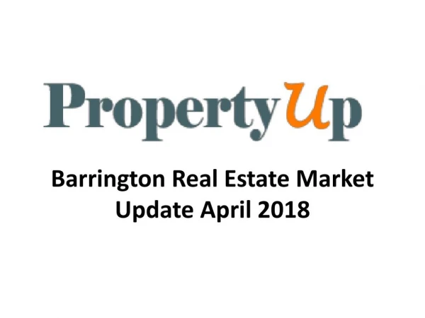 Barrington Real Estate Market Update April 2018