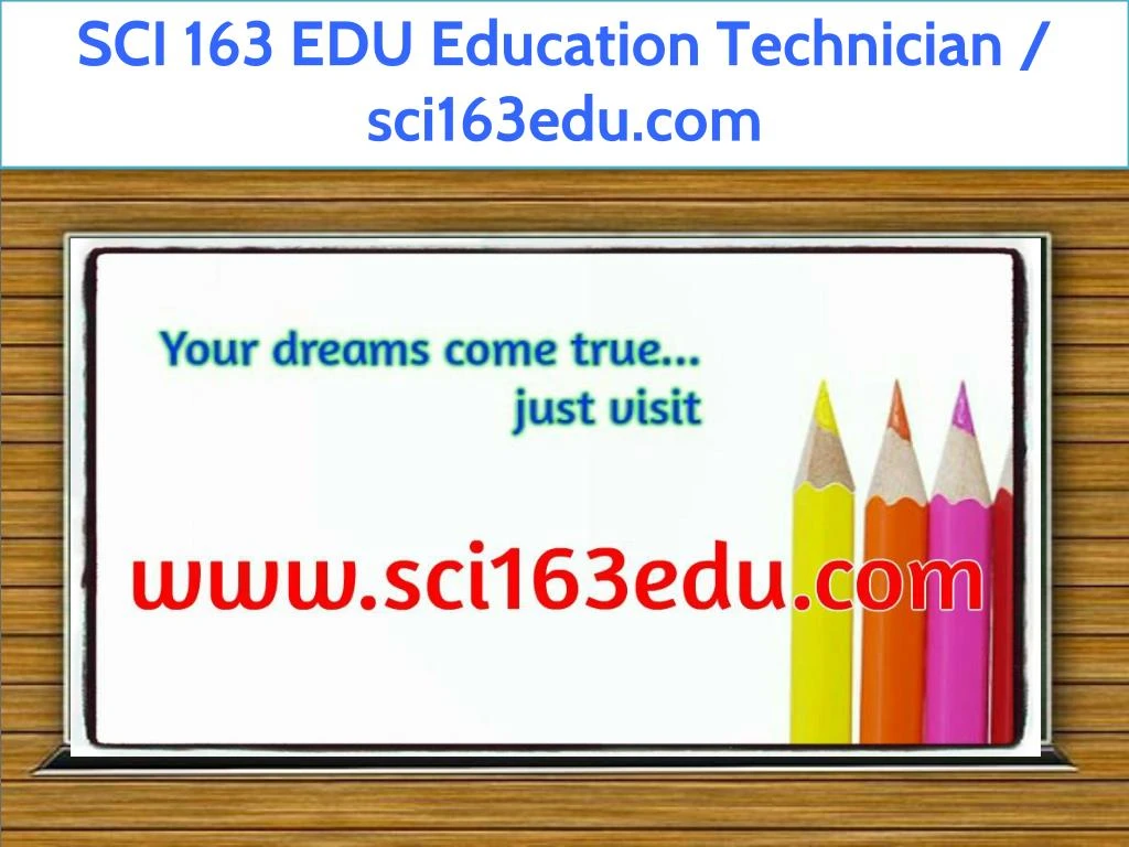 sci 163 edu education technician sci163edu com