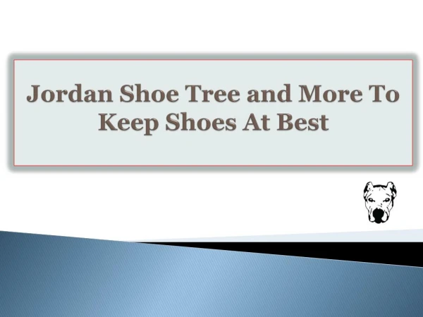 Jordan Shoe Tree and More To Keep Shoes At Best