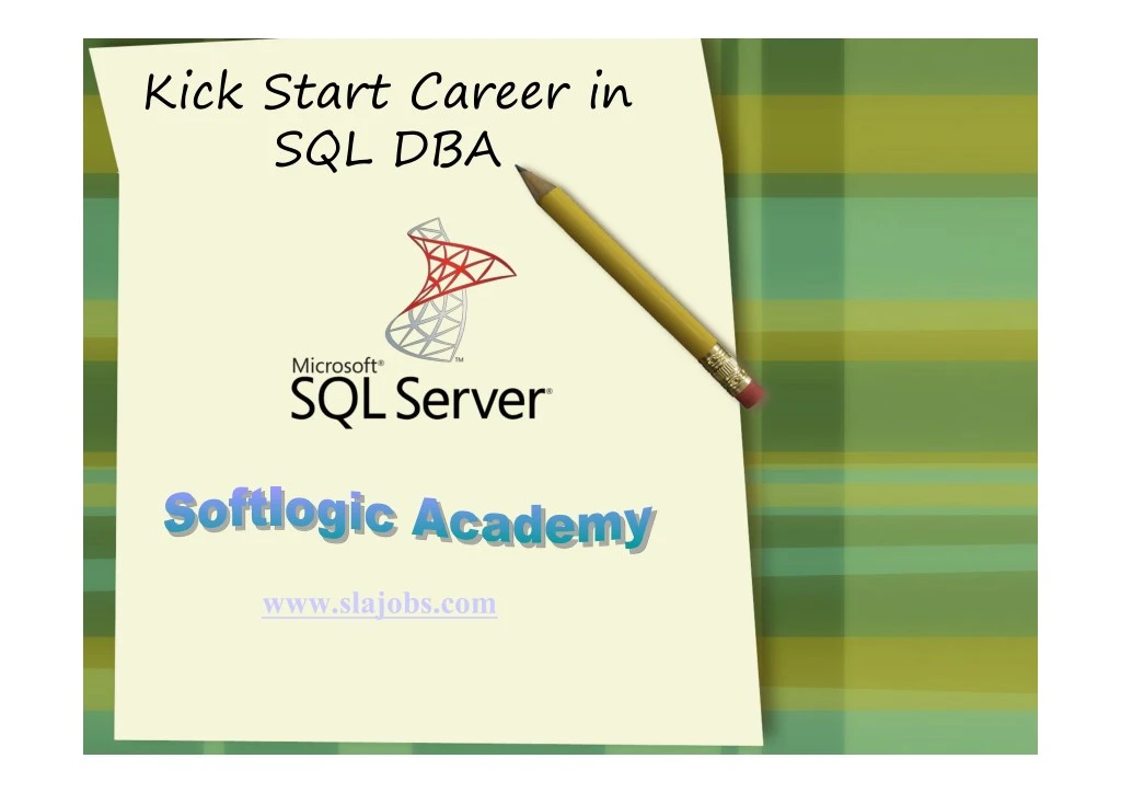 kick start career in sql dba