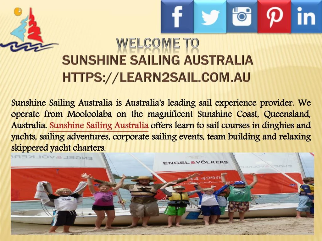 welcome to sunshine sailing australia https learn2sail com au