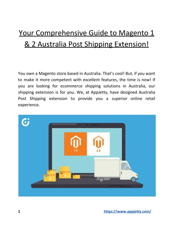 Your Comprehensive Guide to Magento 1 & 2 Australia Post Shipping Extension!