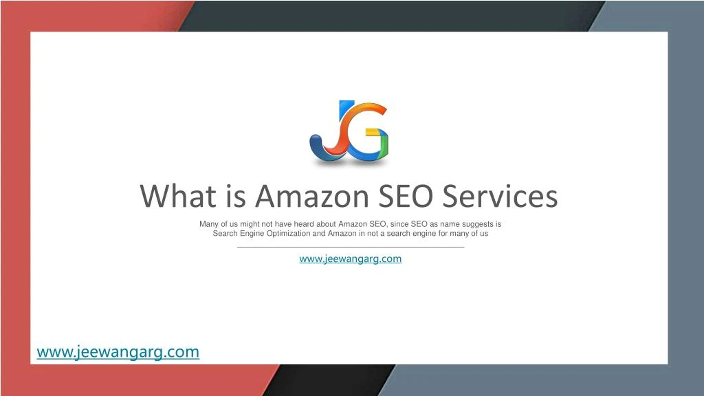 what is amazon seo services