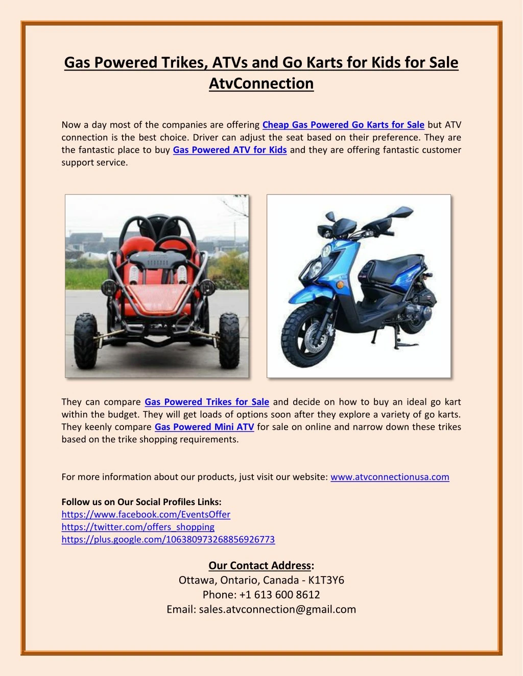 gas powered trikes atvs and go karts for kids