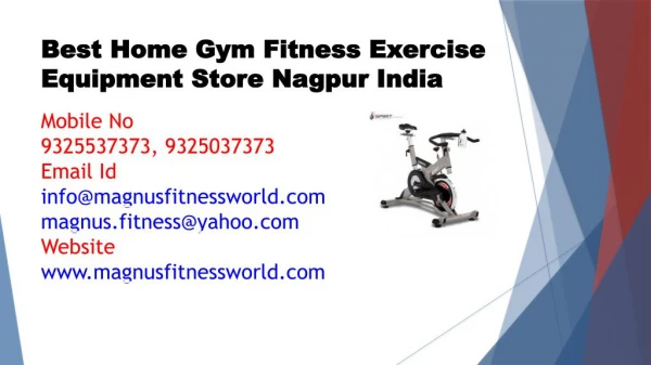 Best Home Gym Fitness Exercise Equipments Store Nagpur India