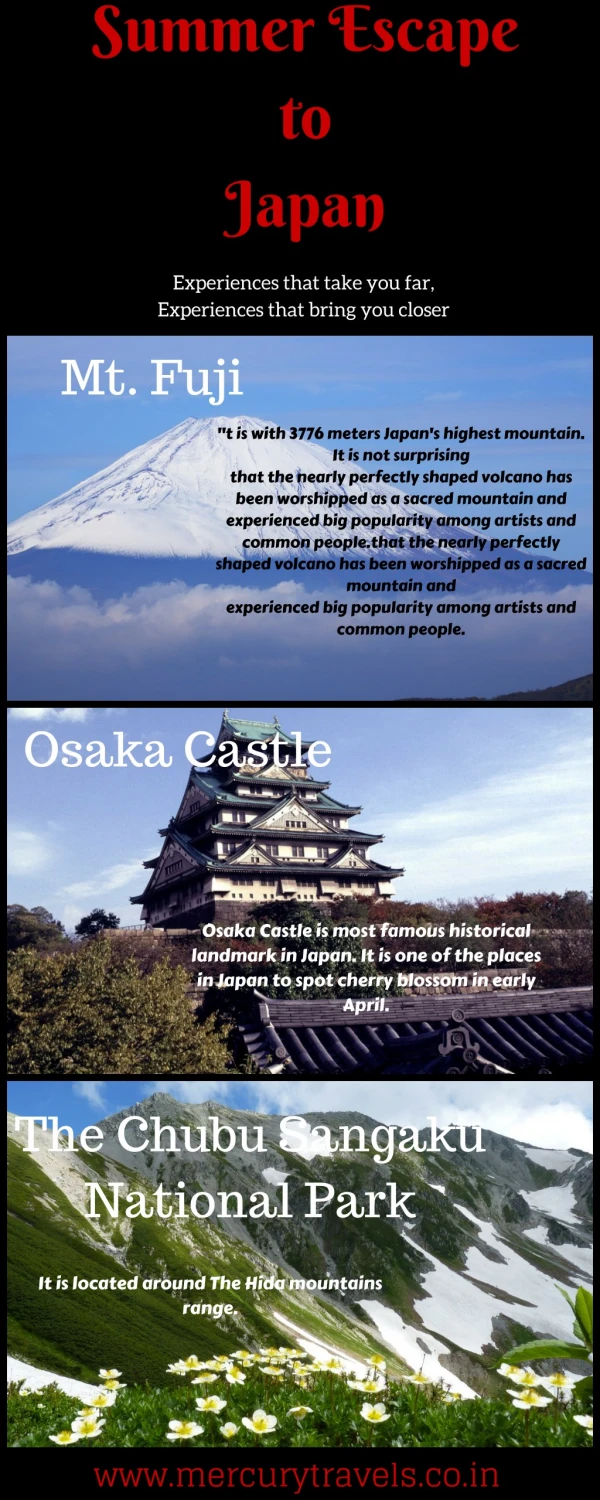 Summer Escape to Japan with Mercury Travels