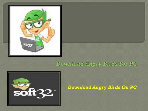 Download Angry Birds On PC