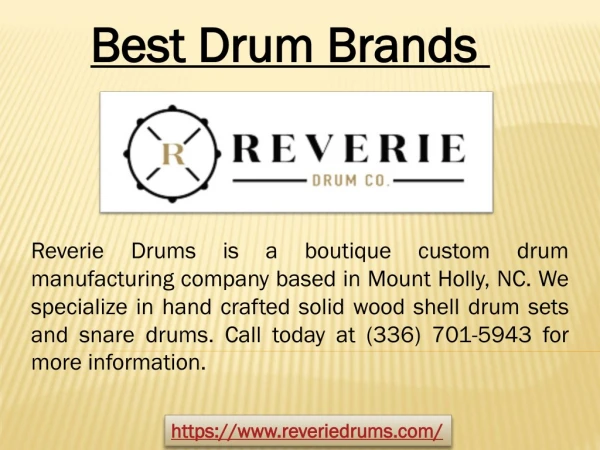 Best Drum Brands