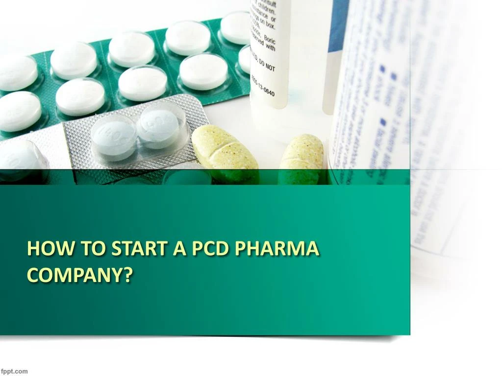 how to start a pcd pharma company