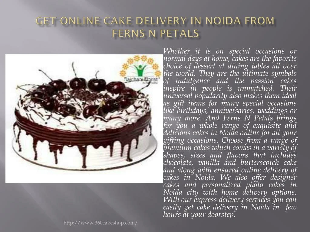 get online cake delivery in noida from ferns n petals