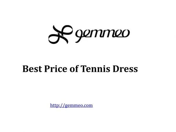 Beautiful Tennis Dress Available in Market
