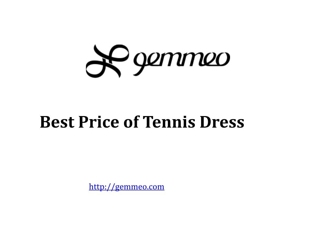 best price of tennis dress