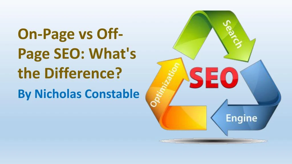on page vs off page seo what s the difference