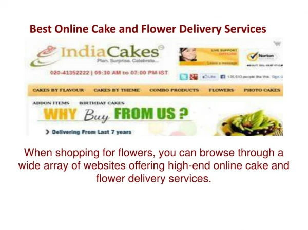 Best Online Cake and Flower Delivery Services
