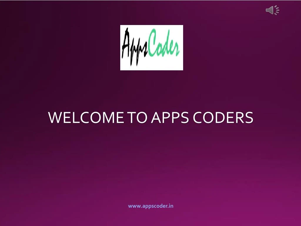 welcome to apps coders