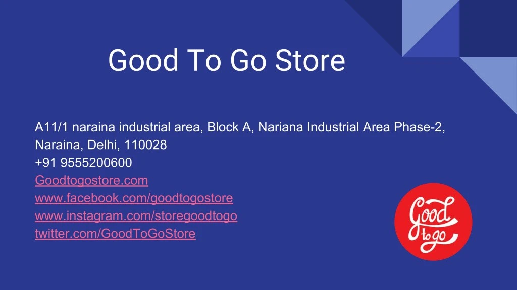 good to go store