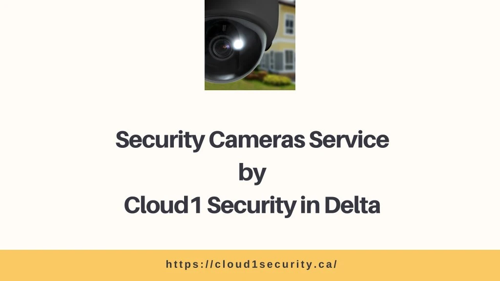 security cameras service by cloud1 security