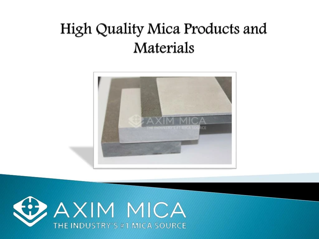 high quality mica products and materials