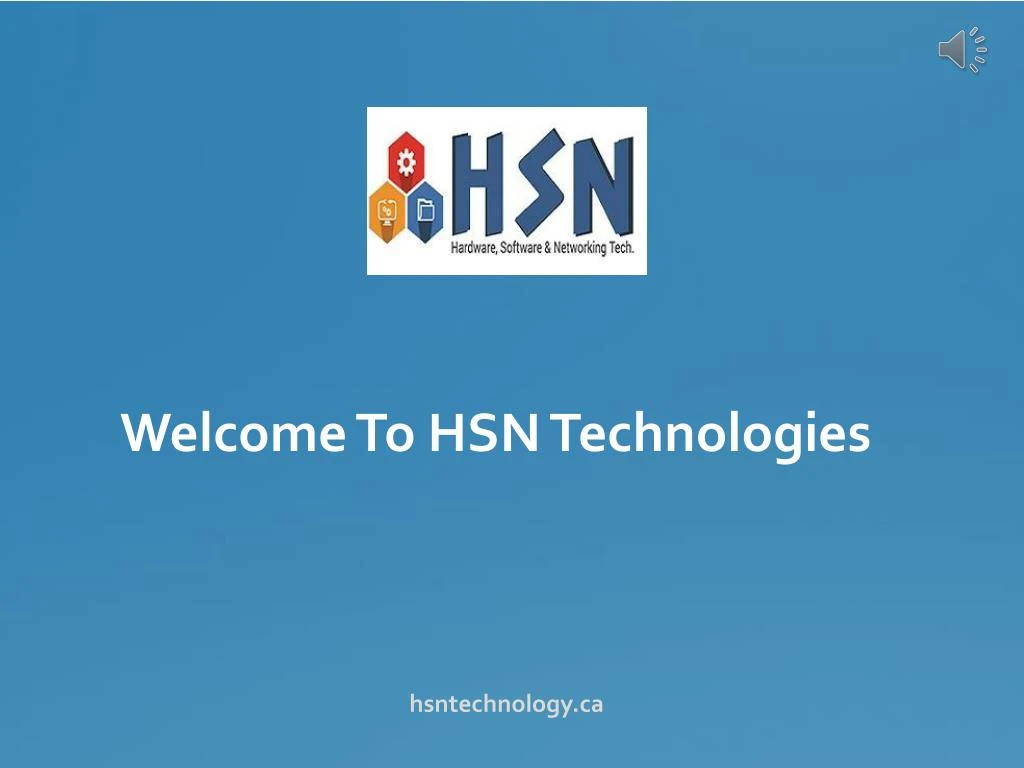 welcome to hsn technologies