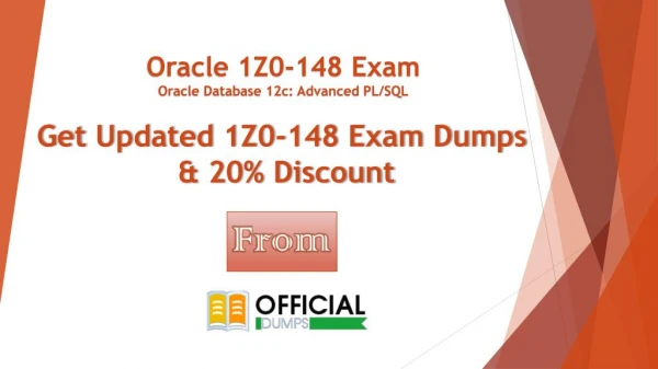1Z0-148 Questions PDF - Oracle Database 12c 1Z0-148 Exam Dumps BY - OFFICIALDUMPS