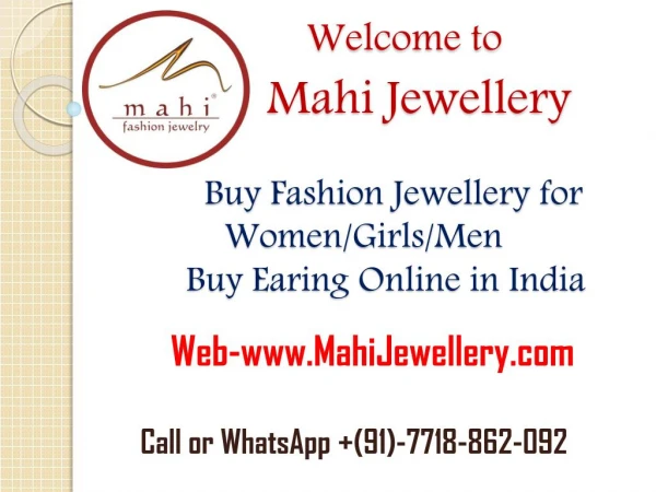 Buy Earrings for Women/Girls online in Goregaon Mumbai India