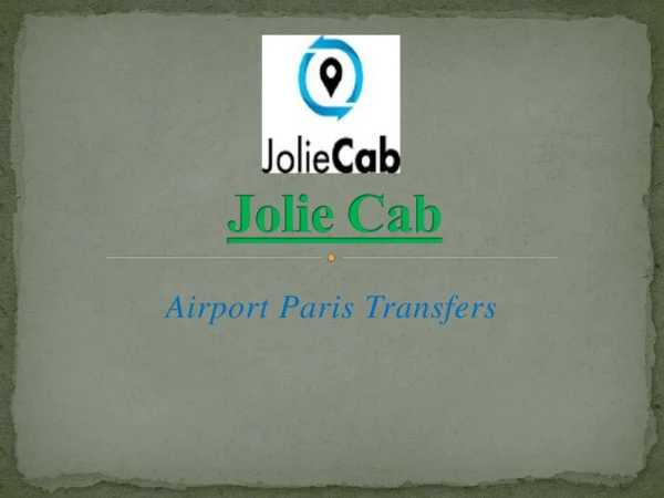 Airport Paris Transfers