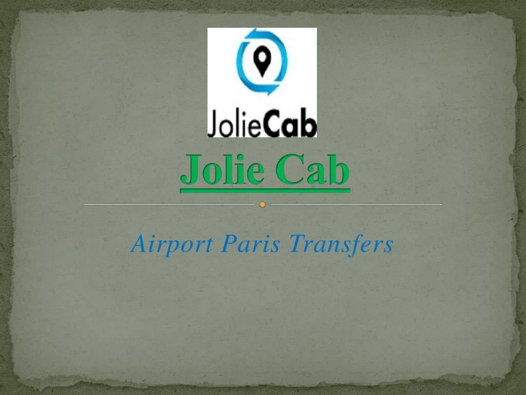 jolie cab