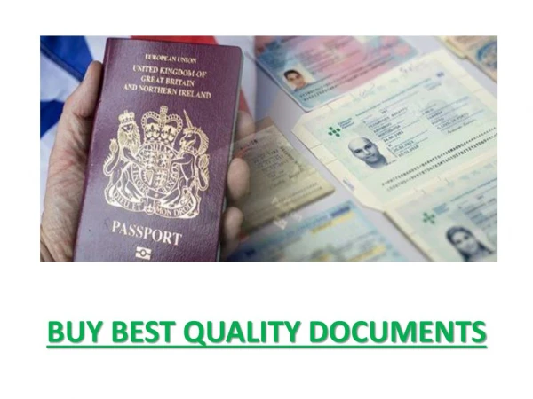 Buy Best Original high-quality RealFake Passport Visa Cards SSN Certificates