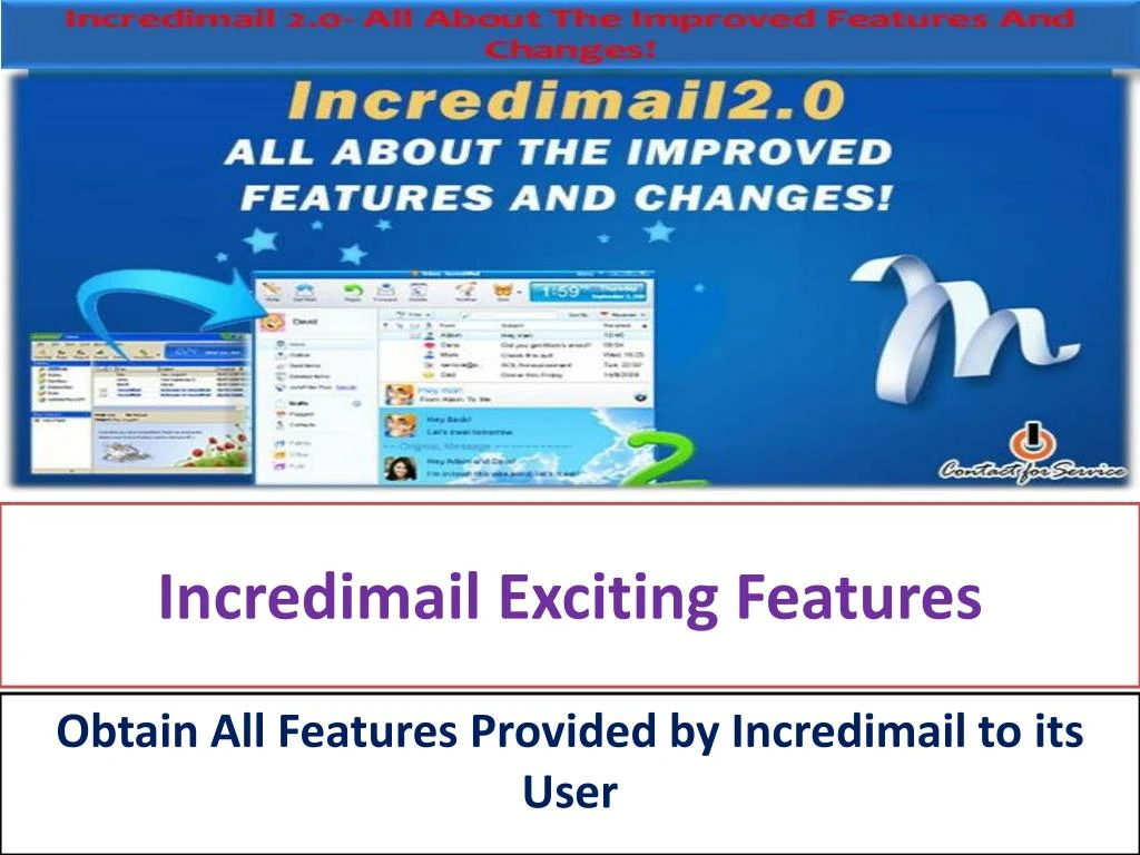 incredimail exciting features