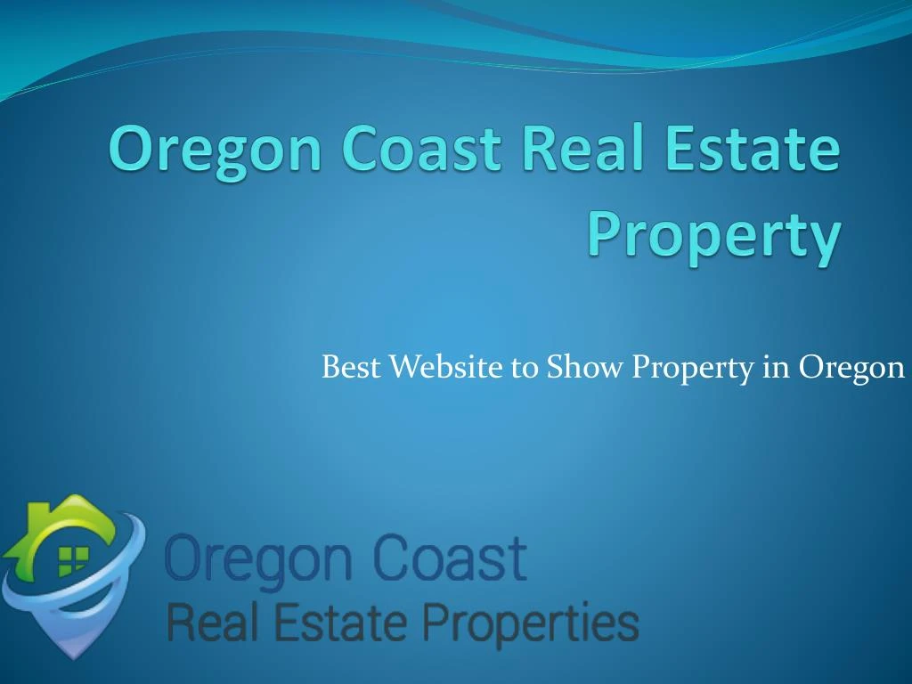 oregon coast real estate property