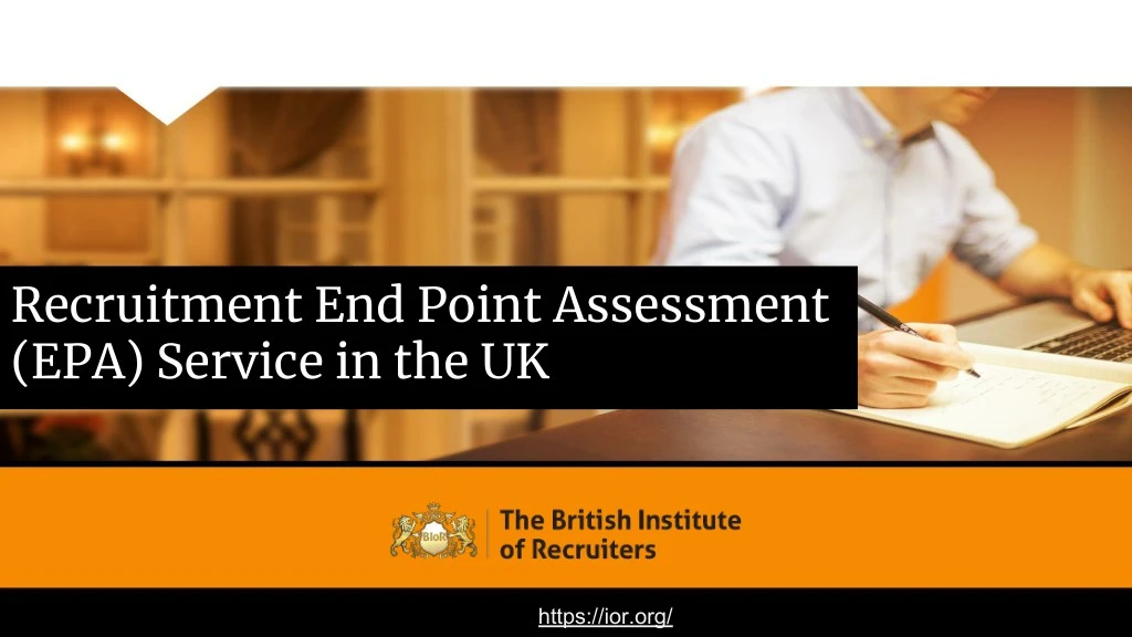 recruitment end point assessment epa service