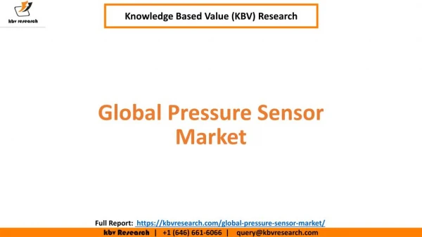 Global Pressure Sensor Market Size and Share