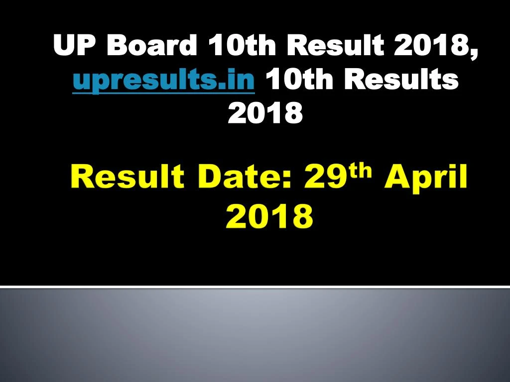 up board 10th result 2018 upresults in 10th results 2018