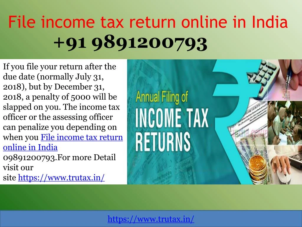 file income tax return online in india