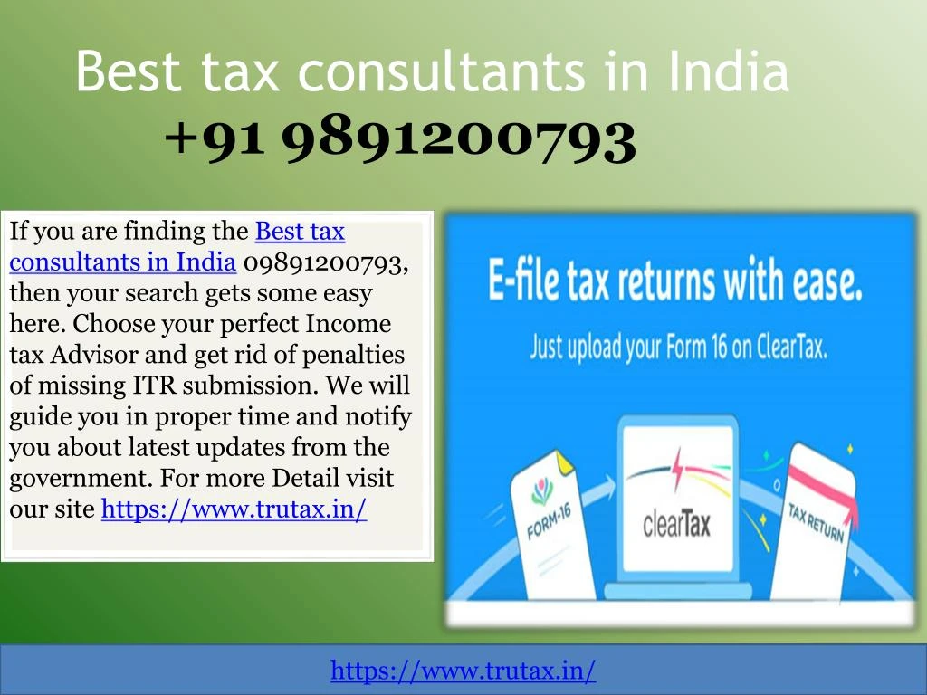 best tax consultants in india