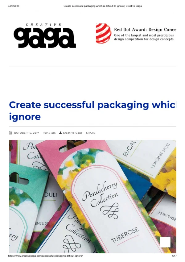 Create successful packaging which is difficult to ignore _ Creative Gaga.