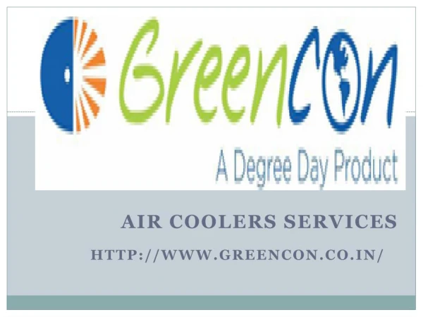Greencon Air Coolers Services
