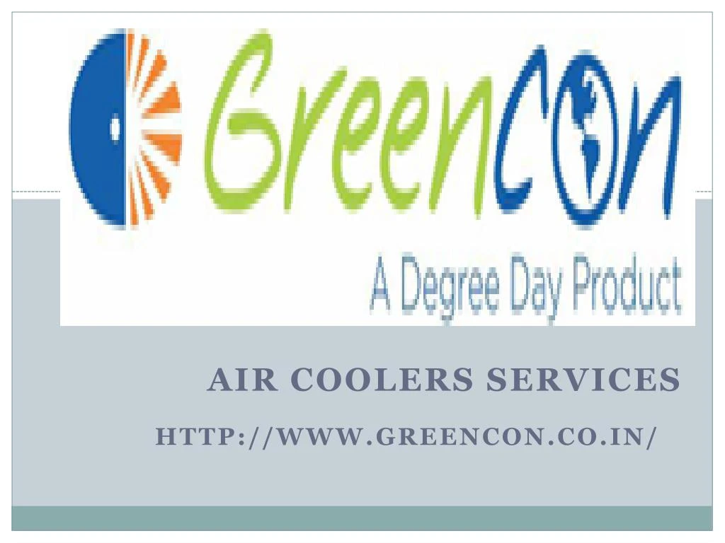 air coolers services http www greencon co in
