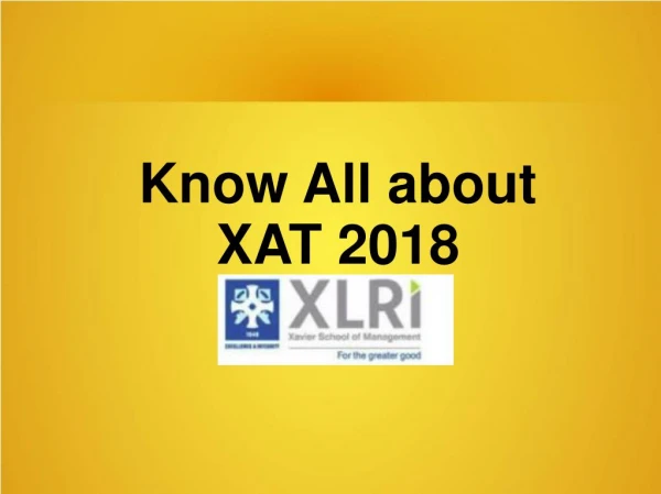 Know all about XAT 2019