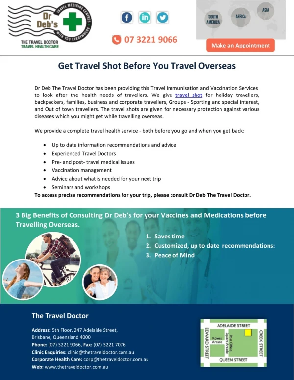Get Travel Shot Before You Travel Overseas