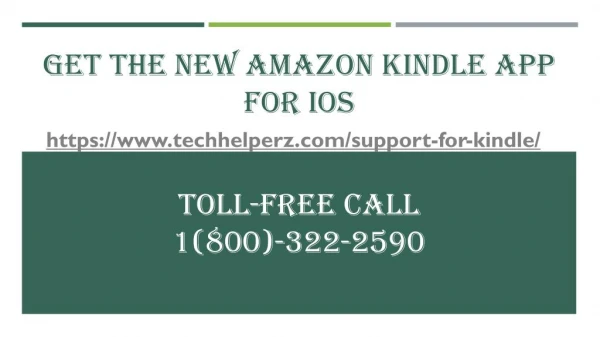 Get The New Amazon Kindle App For iOS. Check Here.