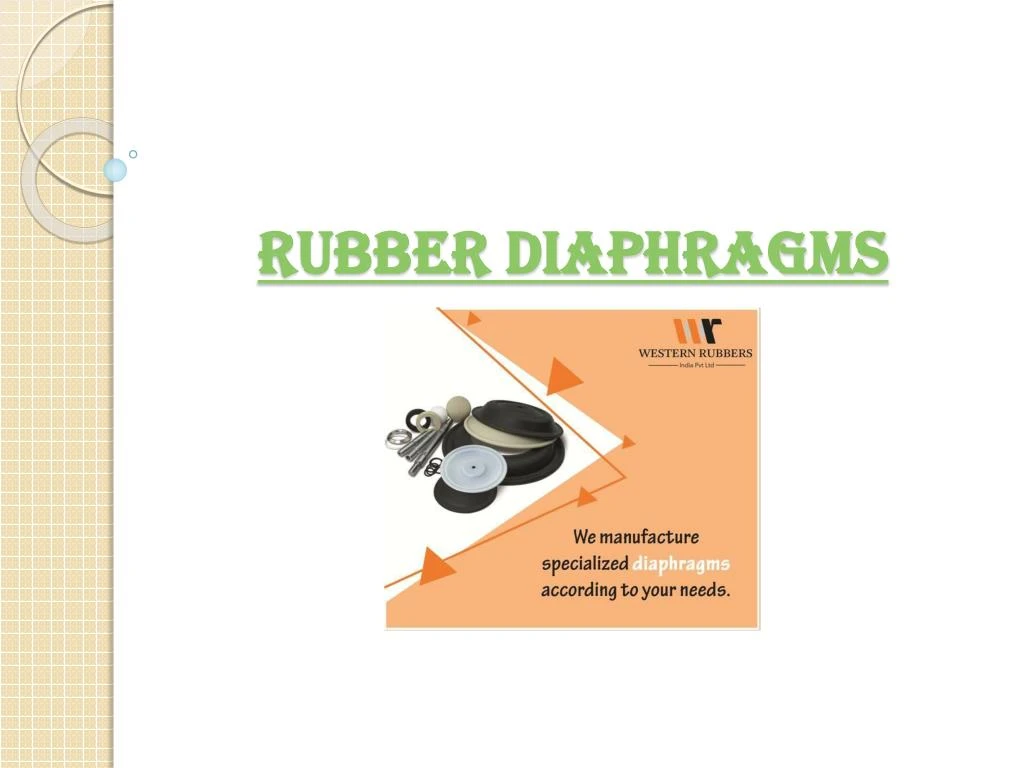 rubber diaphragms