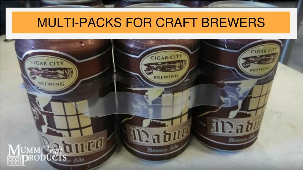 multi packs for craft brewers