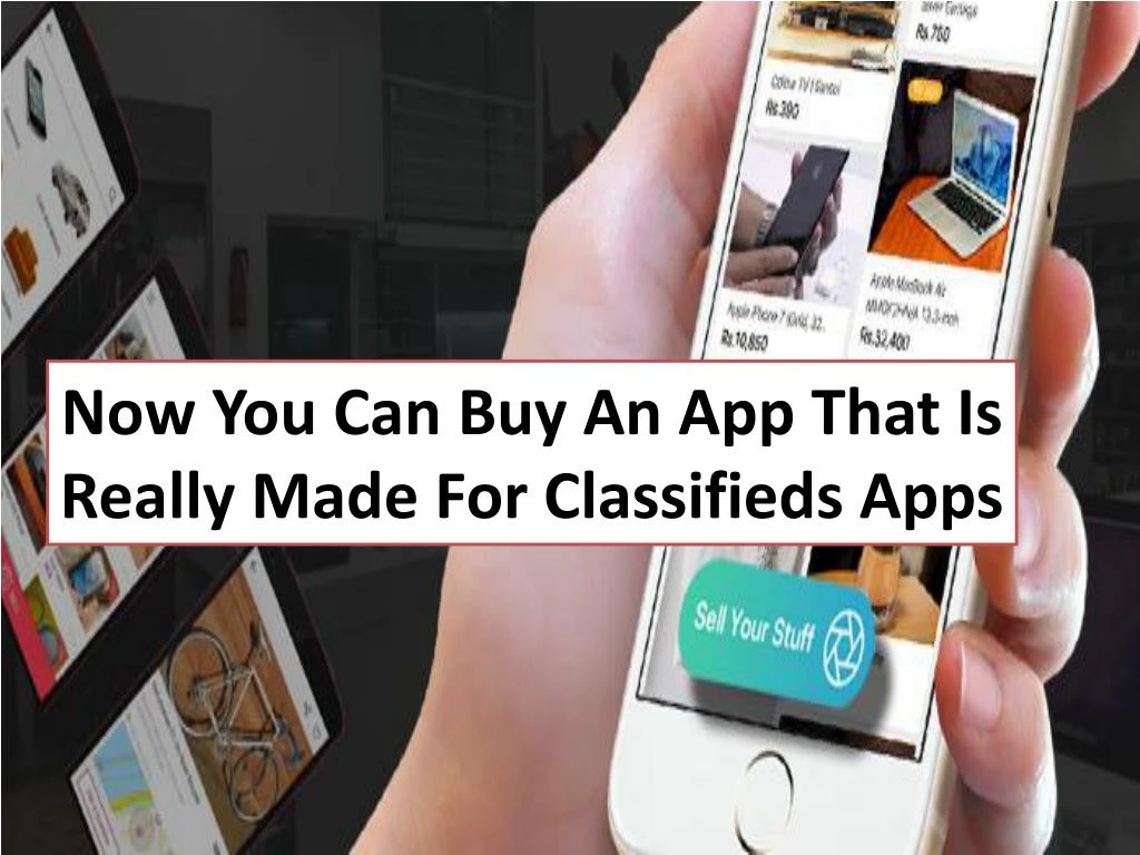 now you can buy an app that is really made for classifieds apps